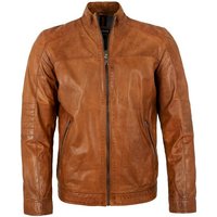 Maddox Lederjacke Ethen MADDOX - Herren Lederjacke Echtleder Lammnappa cognac von Maddox