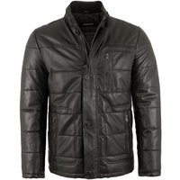 Maddox Lederjacke Warren MADDOX - Herren Echtleder Lederjacke Lammnappa schwarz von Maddox