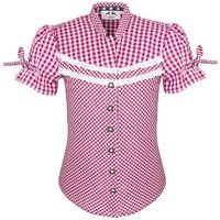 Maddox T-Shirt Kinder Trachtenbluse 'Emma', Beere kariert von Maddox