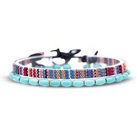 Made by Nami Armband Set 2x Surfer Armband Damen & Herren Perlenarmband Freundschaftsarmbänder (Set, 2), Surfer Schmuck Boho Armband Sommer Hippie Style von Made by Nami