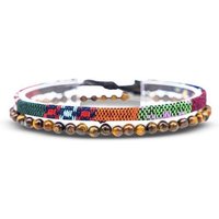 Made by Nami Armband Set 2x Surfer Armband Herren & Damen Tigerauge Perlenarmband Boho Armband (Set, 2), Festival Schmuck Hippie Herren Armband Sommer von Made by Nami