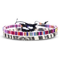 Made by Nami Freundschaftsarmband Surfer Armband 2-er Set Boho Schmuck (Set, 2), Ethno Hippie Style Freundschaftsarmbänder von Made by Nami