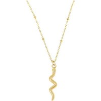 Made by Nami Kette mit Anhänger Edelstahl Halskette Damen Gold mit Anhänger Schmuck, Geschenk Freundin 40 + 5 cm lang von Made by Nami