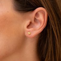 Made by Nami Ohrring-Set Herzförmige Ohrringe Gold Damen Wasserfester Schmuck, Minimalistisch Geschenk für Sie von Made by Nami