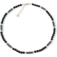 Made by Nami Perlenkette Surfer Halskette mit echten Kokosnussperlen, Herren Damen Strand Schmuck Wasserfest von Made by Nami