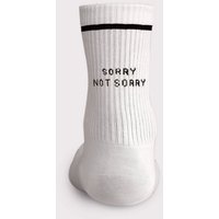 Made by Nami Tennissocken Weiße Tennissocken Atmungsaktive Crew Socks mit Sprüchen Retro Socken Lustige Socken mit Sprüchen Herren & Damen von Made by Nami