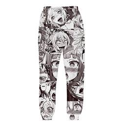 Anime Ahegao lustiges 3D Alle über Drucken Hoodies Jogger Hipster Sexy Cartoon Straße Kleidung ahegao Pants M Verschleiß von Madela