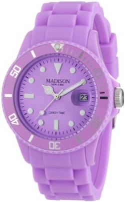 Pastell Lila Madison New York Candy Time Unisex Armbanduhr von Madison