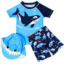 Maeau Bade-Set Baby Junge Uv-Schutz Badeanzug Bademode Cartoon Badebekleidung Schwimmbekleidung 18-24 Monate von Maeau