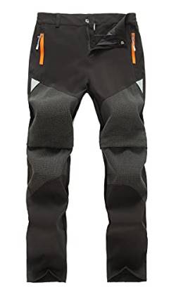 Maeau Outdoorhose Jungen Kinder Zip Off Softshellhose Wanderhose Jungen Trekkinghose Jungen Sommer Arbeitshose Freizeithose Jungen Trockend Cargohose Jungen Funktionshose von Maeau