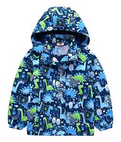 Maeau Softshelljacke Kinder Jungen 98-104 Regenjacke Kinder Gefüttert Übergangsjacke Jungen Fleece Gefütterte Wanderjacke Outdoorjacke Gefütterte Madchen Winddicht von Maeau