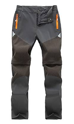 Maeau Zip Off Hose Jungen Outdoor Cargohose Jungen Freizeithose Arbeitshose Funktionshose Kinder Jungen Kurz Sommer Trekkinghose Jungen Wanderhose Wasserdicht Outdoorhose Softshellhose Jungen von Maeau