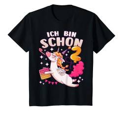 Kinder Geburtstag Mädchen 2 Jahre alt, Einhorn, Pop It, Nummer 2 T-Shirt von Mädchen Geburtstag by Content Design Studio
