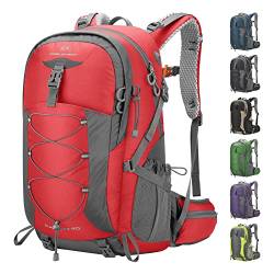 Maelstrom Unisex-Erwachsene Wasserdichter Wanderrucksack, 40 l, Rot, 40L von Maelstrom