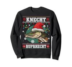 Hecht Ruprhecht Knecht Ruprecht Ugly Christmas Sweater Sweatshirt von Männer Ugly Christmas - Angler Geschenke