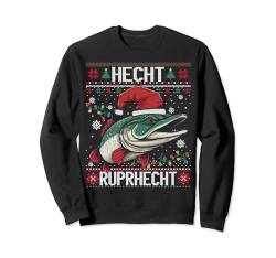 Hecht Ruprhecht Knecht Ruprecht Ugly Christmas Sweater Sweatshirt von Männer Ugly Christmas - Angler Geschenke