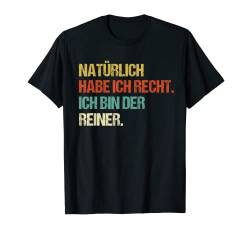 REINER TShirt Lustiger Spruch Vorname Männer Name T-Shirt von Männer Vornamen Designs & Namen