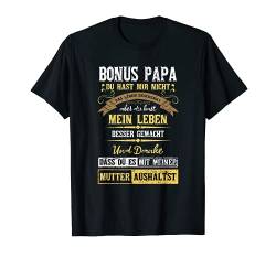 Papatag Tochter Mann Sohn Opa Vati Vater Bonus Papa T-Shirt von Männertag Himmelfahrt Vatertag 2021 Papa Spruch