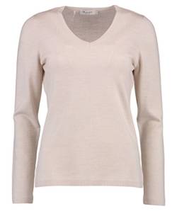 Maerz Damen Pullover 300000, Gr. 44, Beige (Powder 132) von Maerz