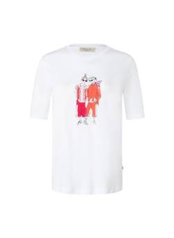 Maerz Damen Rundhalsshirt Baumwollmischung T-Shirt, Soft Lavender, 38 von Maerz