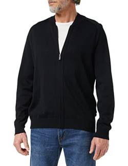 Maerz Herren Gebreid Strickjacke, Schwarz (Black 595), 54 EU von Maerz