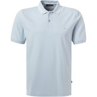 Maerz Herren Polo-Shirt blau Baumwoll-Piqué von Maerz