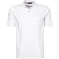 Maerz Herren Polo-Shirt weiß Baumwolle von Maerz