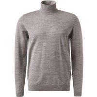 Maerz Herren Rollkragenpullover grau unifarben von Maerz