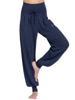 Magadi Yogahose Florence Navy aus Naturmaterial M von Magadi