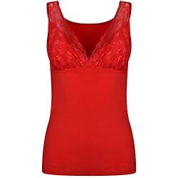 Magi BH-Hemden bügelloser mit Spitze Größen (Rot, XL) von Magi