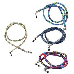 MagiDeal 4 Stk. Boho Stil Brillenketten Brillenband Modische Brillen Schmuck Kettenhalter von MagiDeal