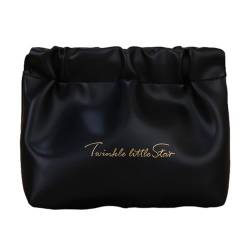 MagiDeal Top Geldbörse, Haargummi-Organizer, Reisetasche, multifunktionale Reise-Make-up-Tasche, Kosmetik-Aufbewahrungstasche für Lippenstift, Schwarz von MagiDeal