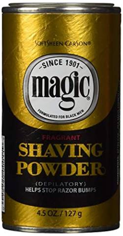 Magic Gold-Shaving Powder Duftender Rasierpuder 133 ml (6er-Pack) von Magic