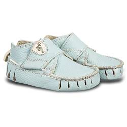 Magical Shoes Moxy weiche Lauflernschuhe für Babys | Bequeme Barfußschuhe | Krabbelschuhe Baby, Gr.:19, Farbe: Mint Blau von Magical Shoes