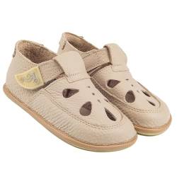 Magical Shoes Weiche Kinderschuhe, Kinder, Barfußschuhe, Sandalen, Krabbelschuhe-Baby, rutschfeste Hausschuhe, Outdoor, Leder, Gr. 20, Coco, Beige von Magical Shoes