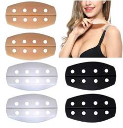 3 Paar Bra Strap Cushions Silikon BH-Träger Kissenhalter Rutschfeste, bequeme Schulterpolster von Magicmode