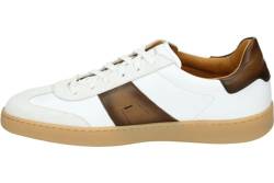 Magnanni 25851 - Niedrige SneakerHerren SneakerFreizeitschuhe - Farbe: Weiß/Beige, blank, 41 EU von Magnanni