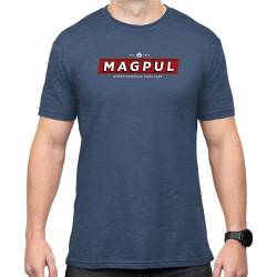 Magpul CVC Rundhals Kurzarm T-Shirt für Herren, Definition Indigo Heather, L von Magpul