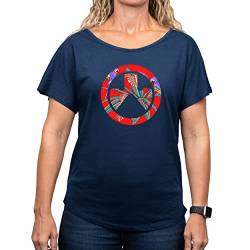 Magpul Damen CVC Rundhals Kurzarm T-Shirt, Aloha Navy, Klein von Magpul