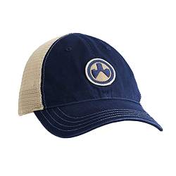 Magpul Damen Trucker Hat Snapback Baseball Cap Baseballkappe, Gewaschenes Kleidungsstück, Marineblau/Khaki, Einheitsgröße von Magpul