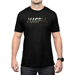 Magpul Herren Baumwolle mit Rundhalsausschnitt, kurzärmelig T-Shirt, Panorama schwarz, XX-Large von Magpul