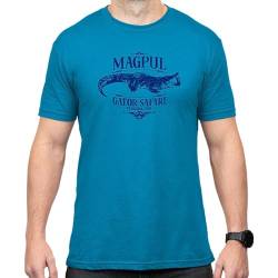 Magpul Kurzarm-T-Shirt aus Baumwolle mit Rundhalsausschnitt für Herren, Gator Ocean Blue, L von Magpul