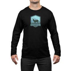Magpul Mapgul Langarm-T-Shirt mit Rundhalsausschnitt für Herren, Sunrise Black, L von Magpul
