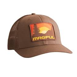 Magpul Unisex Trucker Hat Snap Back Baseball Cap, One Size Fits Most Baseballkappe, Daybreak Braun von Magpul