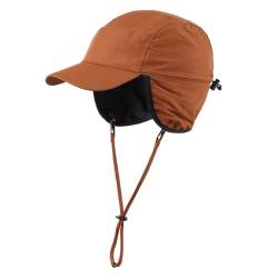 Magracy Outdoor Herren Baseball Cap Wasserdicht Winter Earflap Hut, dunkelbraun, 58 von Magracy