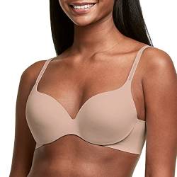 Maidenform Damen Comfort Devotion Full Coverage Underwire Bra BH mit voller Abdeckung, Blickdicht, Evening Blush, 36D von Maidenform