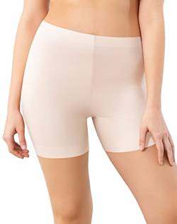 Maidenform Damen Cover Your Set mit 2 Schlankheitsboxern Decken Ihre Basen ab, Nude 1/ Transparent/Nude 1/ Transparent, M (2er Pack) von Maidenform