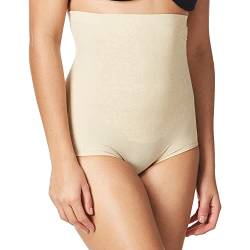 Maidenform Damen Fitsense High Waist Brief Miederrock, Beige (Nude 1/Transparent Ix1), 36 (Herstellergröße: Medium) von Maidenform