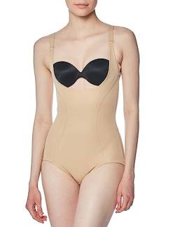 Maidenform Damen Formender Body ULTIMATE SLIMMER, Einfarbig, Gr. 40 (Herstellergröße: L), Beige (BODY BEIGE BDB) von Maidenform