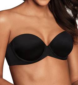 Maidenform Damen Love The Lift Strapless Bra Push-Up BH, Black, 85D von Maidenform